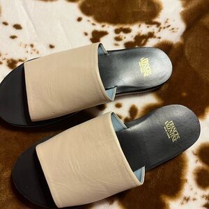 Frances valentine beach Nappa leather slides